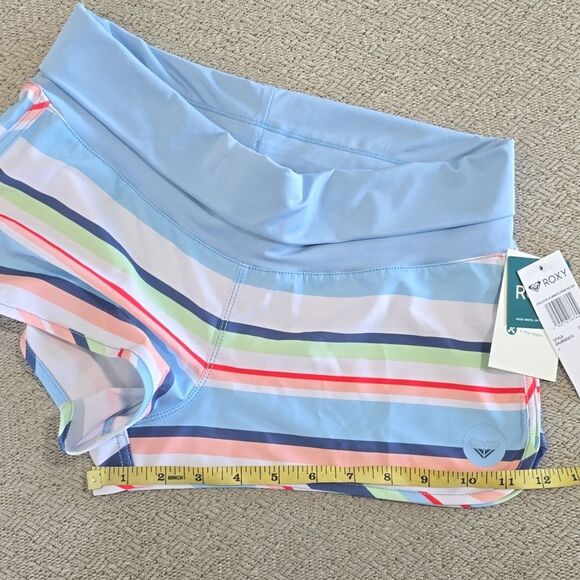 Roxy Endless Summer Striped Lightweight Beach Shorts - Size Small - Picture 10 of 12